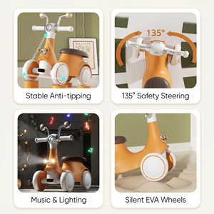 All'ingrosso per bambini altalena <span class=keywords><strong>auto</strong></span> per bambini 1-6 anni bambino che cammina <span class=keywords><strong>e</strong></span> fa scorrere quattro ruote giocattolo per bambini giro su <span class=keywords><strong>auto</strong></span> con musica leggera - Product Image 2