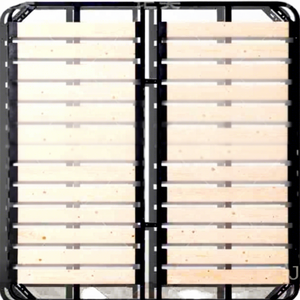 Modern 1.8m 1.5m <strong>Pine</strong> Row Skeleton <strong>Bed</strong> <strong>Frame</strong> 10cm Wide Reinforced Thickened Wooden <strong>Frame</strong> Strengthening Widening for Bedroom - Product Image 3