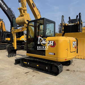 Mini-excavatrice d'occasion pas chère CAT306E2 avec lame, mini-excavatrice CATERPILLAR 306E2 307E2 308E2 fabriquée au Japon, excavatrice sur chenilles - Product Image 2
