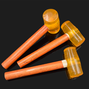 Maillet en caoutchouc OEM 750 G à <span class=keywords><strong>manche</strong></span> en bois, <span class=keywords><strong>manche</strong></span> en hickory antichoc pour l'installation de carreaux de sol et l'assemblage de meubles - Product Image 1