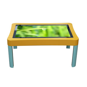 Nouveau design <span class=keywords><strong>de</strong></span> <span class=keywords><strong>table</strong></span> <span class=keywords><strong>de</strong></span> <span class=keywords><strong>jeu</strong></span> intérieure interactive <span class=keywords><strong>à</strong></span> <span class=keywords><strong>écran</strong></span> <span class=keywords><strong>tactile</strong></span> numérique intelligent Chargement sans fil Garantie d'un an pour l'école des cafés - Product Image 1