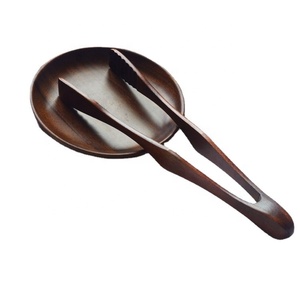 Set De 12 Pinces En Bambou Naturel Pour Grille-Pain - Pinces à Pain Réutilisables 17,8 Cm, Idéales Pour Toasts, Fruits, Apéritifs Et Cuisson