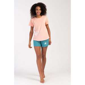 Ensemble élégant pour femme avec veste courte à col rond et manches courtes, idéal pour tous les jours - Product Image 3