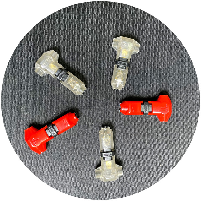 XC-JXD-T1A T Shape 1 Pin 16-18awg 0.75mm-1.5mm Fast Snap Wire Cable Fast Quick Non Peeling Automotive Electrical Connectors