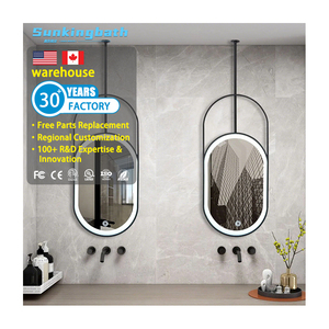 Miroir de plafond LED intelligent au design moderne pour salle de bain, idéal pour projets immobiliers - Product Image 1