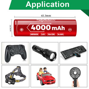 Batterie lithium-<span class=keywords><strong>ion</strong></span> rechargeable N40 de <span class=keywords><strong>18650</strong></span> 4000 mAh 10A 3,6 V à capacité maximale pour vélos électriques et outils électriques - Product Image 4