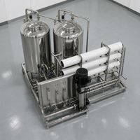 Machine de purification d'eau par osmose inverse industrielle commerciale 1000L/heure, garantie 1 an, pour le traitement de l'eau des lavages automobiles