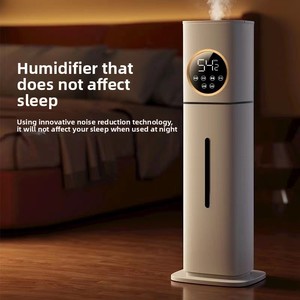 2025 New Model Electric Plastic Humidifier Household Air Purification Floor-<b>standing</b> Ultrasonic Humidistat <b>Control</b> RGB 1 Year - Product Image 3