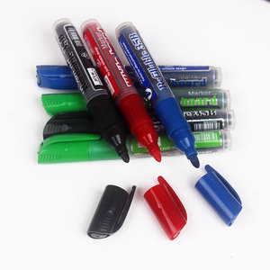 Marqueur effaçable à sec pour tableau blanc rechargeable rouge noir bleu - Product Image 1