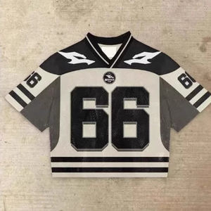 Nueva Camiseta Deportiva Transpirable Personalizada de Fútbol Americano con Estampado Digital 3D de Moda 2026 - Product Image 3