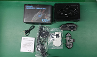 Auriculares para Motocicleta 5.3, 500M, Doble Conversación, IPX6 Impermeables, Reducción de Ruido CVC, Lámpara LED, HIFI Estéreo, Logotipo Personalizado, Intraaurales