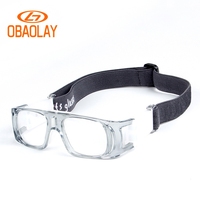 Lunettes de sport pour enfants en promotion, disponibles en OEM - Lunettes de basketball réglables avec sangle, lunettes de protection pour activités sportives en extérieur pour enfants, monture en PC