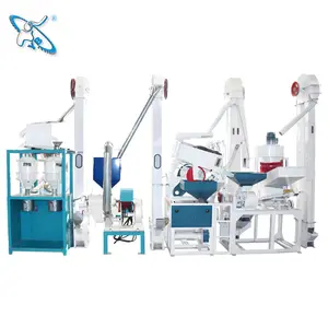 Hoàn toàn tự động mini Rice Mill thực vật Paddy Rice Mill Máy gạo phay máy