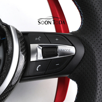 Volant sport en cuir carbone à fond plat pour BMW F10 F20 F30 F32 F36 F80 F82 M3 M4 M Sport - Vente en gros
