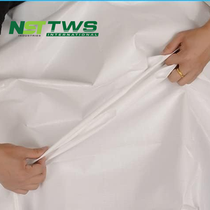 <span class=keywords><strong>Bâche</strong></span> en polyéthylène tissé haute résistance, blanche, résistante aux UV, HDPE, imperméable, pour terrain de baseball et de football - Product Image 4