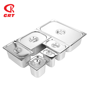 Khay Đựng Thức Ăn Bằng Thép Không Gỉ 1/4 Khay Chứa Thức Ăn Có Sẵn Mọi Kích Cỡ GN Pan - Product Image 1