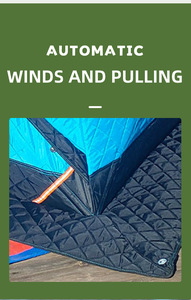 Carpa Cúbica Portátil para Invierno, con Aislamiento Térmico, para Pesca en Hielo, para 3 Personas, ATBD-1, Material Ecológico - Product Image 4