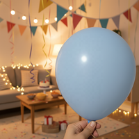 Chaîne de ballons ronds en latex transfrontalière pour Noël, anniversaire, Halloween, Saint-Valentin – Kit de décoration de fête