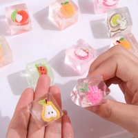 Pack de 4 boules anti-stress Ice Cube Squishy Toys Fidget Toys pour 5 à 7 ans Garçons Filles Soulagement du stress Autisme ADD Assistance