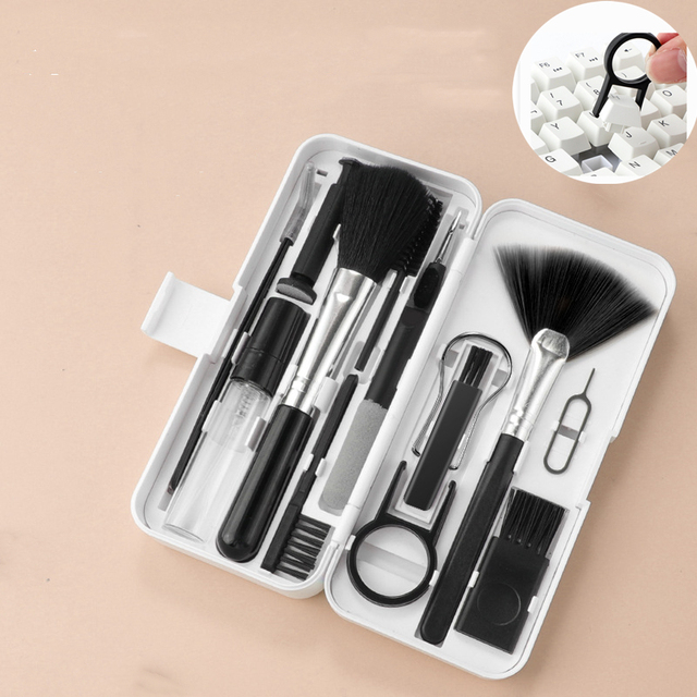 18 in 1 Earphone Cleaner Brush Kit Camera Phone Tablet Laptop Screen Cleaning Tools Headset Cleaning Pen for Airpod Pro 3 2 1