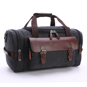 Sac de voyage en cuir RUSSELL CORPORATION avec fermeture éclair, logo personnalisé, durable pour les voyages et les activités de plein air - Product Image 4