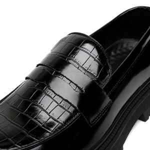 Chaussures habillées et Richelieu pour hommes, nouveau design, en cuir microfibre, mocassins décontractés faciles à enfiler, grandes tailles, bout rond, nouveaux styles - Product Image 5