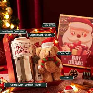 <b>Christmas</b> Thermos Cup Gift Set Plush Bear Water Cup Practical Boudoir Decoration Gift <b>Christmas</b> Eve Gift Box - Product Image 5