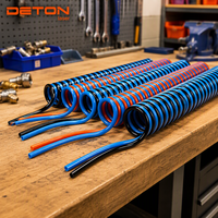 Tube pneumatique télescopique double ligne en TPU résistant à l'usure, plusieurs tailles 4 6 8 10 12 mm, utilisé dans les machines de découpe laser à fibre