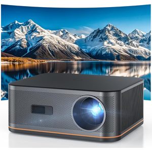 <span class=keywords><strong>Happrun</strong></span> 4K Rạp Hát Tại Nhà Chiếu Với Tự Động Lấy Nét Ống Kính Wifi 6 Và Cho Bluetooth 5.2 300 ''Movie Chiếu Cho Nhà Sử Dụng U.S. Cắm - Product Image 1