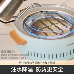 Bisina Electric And Charcoal Dual Purpose <b>Stove</b> For Tea Brewing Indoor Heating Roasting Minimalist Design - Product Image 5
