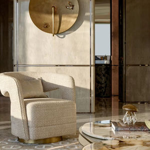 Lusso moderno pacchetto di mobili a doppia funzione in pelle Club sedie libreria parete soggiorno Combo Set-una biblioteca completa Villa - Product Image 6