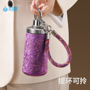 Goddess Cup Pure Titanium Insulated Water Bottle 500ml Portable With Strap For Outdoor Use - Product Image 5