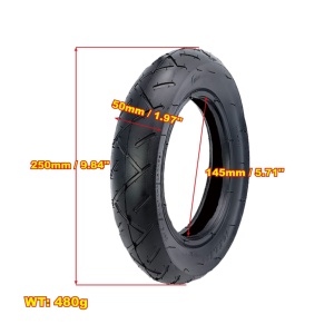 Juego de Neumáticos y Cámaras de Aire para Patinete Eléctrico de 10x2.125, Incluye Válvula, Diseño Reforzado Resistente a Pinchazos para Patinetes de 10 Pulgadas - Product Image 2