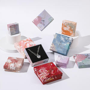 Customized Irregular Flower Jewelry <b>Box</b> <b>Kraft</b> Paper <b>Box</b> for Jewelry Packaging for Rings Earrings Necklaces Bracelets Gifts - Product Image 4