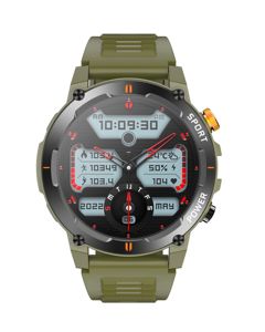 Montre connectée DF J300, moniteur de pression artérielle, moniteur de fréquence cardiaque, tracker de santé et de forme physique, appel vocal BT, étanche IP67 - Product Image 1