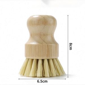 Wholesale Durable Mini Dish <b>Brush</b> Eco Friendly Bamboo Cleaning Scrubbers for Kitchen - Product Image 2