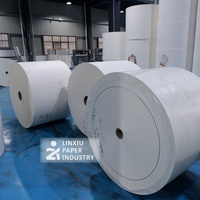 Rouleau de papier spécial fiable 240 g/m² imperméable, enduit d'un seul PE, en pâte de bois vierge, pour coupes à glace et contenants alimentaires, personnalisable