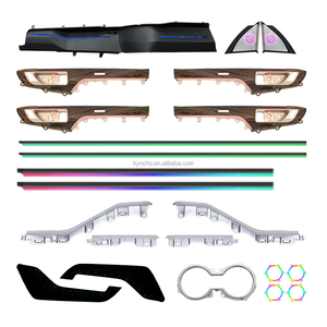 Kyncho Cho Môi Trường Xung Quanh Ánh Sáng Thông Minh Chảy <span class=keywords><strong>LED</strong></span> 64 Màu Sắc Cho Ứng Dụng Điều Khiển 12V Nội Thất Xe Ánh Sáng - Product Image 1