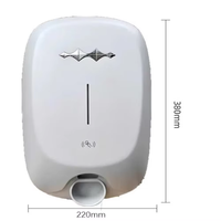 Chargeur EV authentique 7kW 220V Type 2 RFID/NFC, station de recharge domestique pour véhicules à énergie nouvelle GB/T, blanc, pour BYD Leopard
