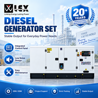 Générateur diesel silencieux LEX/OEM LEX--24GF 30 kVA 24 kW 60 Hz, alternateur, moteur 3 cylindres, refroidissement par eau, type mobile pour hôpitaux