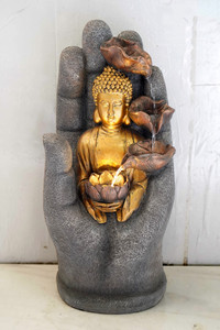 2022 heißer Verkauf künstlicher Wasserfall Wasserspiel brunnen Buddha-Statuen im Freien Wasser brunnen - Product Image 4