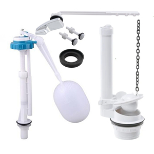 Verstelbare Hoogte Enkelspoeling Toiletmechanisme <span class=keywords><strong>Float</strong></span> Ball Cock Vulklep Voor Twee-Pc Badkamer Duurzame Kunststof Constructie - Product Image 2