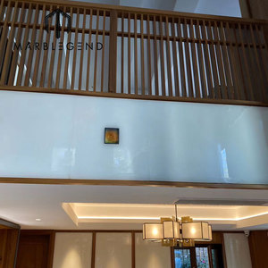 หิมะสีขาวหยกหินศิลปะพื้นโอนิกซ์สำหรับการก่อสร้างพื้นและผนัง - Product Image 5