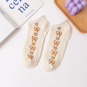 Women's Ankle Socks Solid Color Breathable Antimicrobial Polyester Fiber Casual Boat Socks Spring Summer Style - Product Image 5