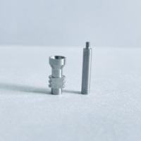 Support de transfert à plateau ouvert en titane pour empreintes Nobel Composite Impression Coping, avec vis de fixation longue, pour prise d'empreintes d'implants Nobel