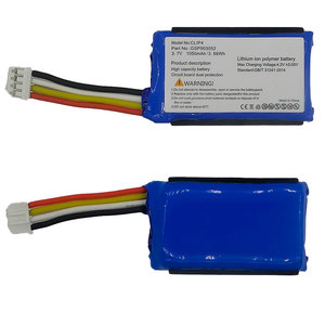 แบตเตอรี่ทดแทน4ก้อนสำหรับลำโพง <span class=keywords><strong>JBL</strong></span> Clip4 BT,ชาร์จไฟได้ GSP903052 Liion Baterie ความจุเต็ม3.7V 1050MAh Batri Batera - Product Image 1