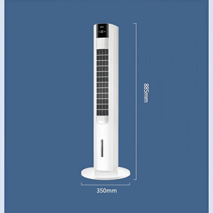 Suitable 60W Tower Evaporative Air Cooler with Water 3 Speeds 6m/s Airflow Remote Control Floor Standing Cooling Fan for Home - Product Image 5