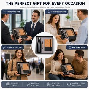 Custom Logo Branding Premium Corporate <b>Gift</b> <b>Set</b> A5 Notebook Pen Vacuum Insulated Water Bottle Business Promotion <b>Gift</b> Box <b>Set</b> - Product Image 6