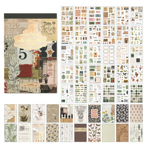 Simno precortado estético Ephemera Scrapbooking pegatinas <span class=keywords><strong>para</strong></span> adultos decorativo <span class=keywords><strong>Vintage</strong></span> Bullet planificador DIY artes artesanales - Product Image 1