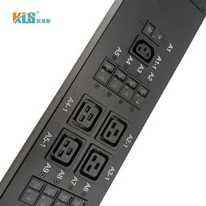 PDU CA Trifásico de Alta Potência 415V 90KW 125A com Disjuntor e Tomadas IEC320C19/IEC320C13, em Chapa Metálica Preta de Alta Qualidade - Lançamento Quente - Product Image 2